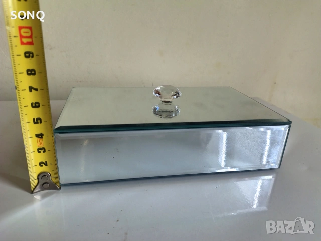 Прекрасна Огледална Кутия За Бижута, снимка 7 - Антикварни и старинни предмети - 53021054