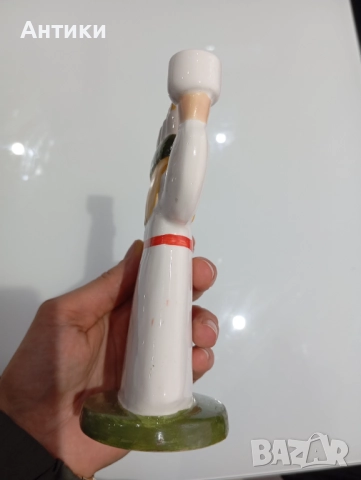 Порцеланов свещник Goebel стар, снимка 7 - Статуетки - 52493108