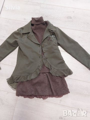 Комплект рокля със сако