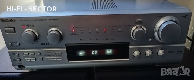 Technics a/v ресйвър , снимка 3 - Ресийвъри, усилватели, смесителни пултове - 52118213
