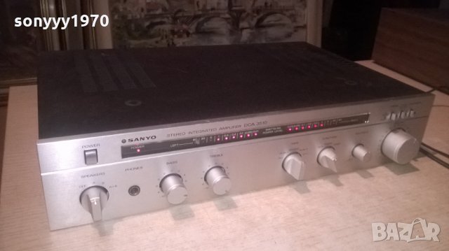 SANYO-AMPLIFIER-ВНОС ШВЕИЦАРИЯ, снимка 2 - Ресийвъри, усилватели, смесителни пултове - 26935247