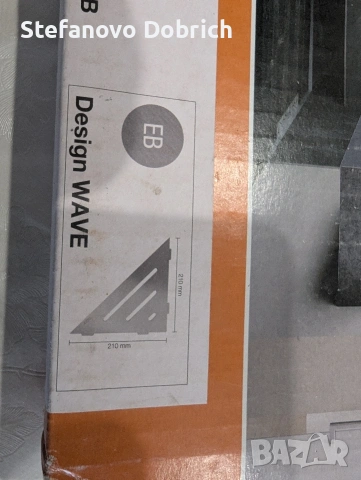 2 бр.ъглов рафт за душ предназначен за монтиране на стени с плочки., снимка 4 - Ремонти на баня - 53530703