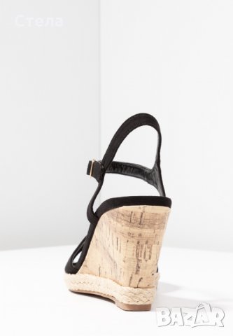 Дамски елегантни обувки / сандали , New Look, нови, платформа, черни, с беж, снимка 6 - Дамски ежедневни обувки - 28239544