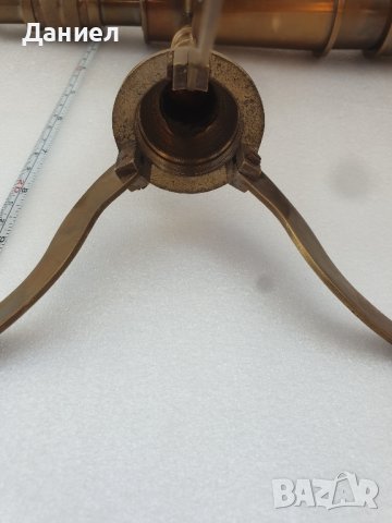 Бронзов далекоглед с античен дизайн и бронзова тринога , снимка 2 - Подаръци за мъже - 43052167