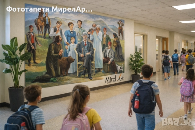 Фототапет за училище Иван Вазов