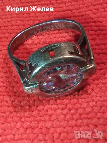 ЕФЕКТЕН СКЪПОЦЕНЕН СРЕБЪРЕН ПРЪСТЕН СРЕБРО 925 с БЛЕСТЯЩ ЮВЕЛИРНО ФАСЕТИРАН МОЙСАНИТ 49308, снимка 15 - Пръстени - 49366080