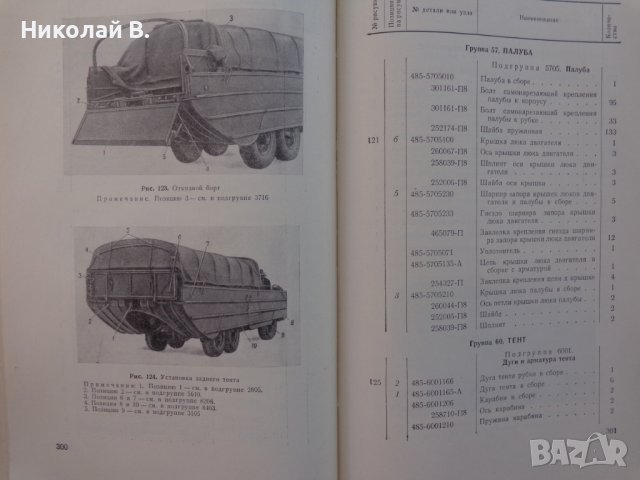 Книга каталог Детайли автомобил 485 на базата (ЗиЛ 157) на Руски език формат А4 Москва 1959 год., снимка 17 - Специализирана литература - 39337589