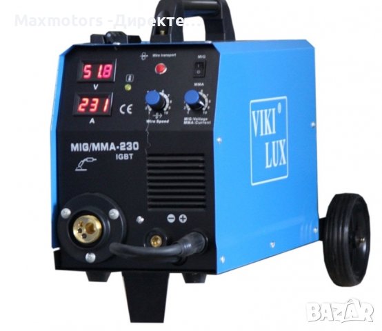 телоподаващо устройство MIG/MMA 230А VIKI LUX с електрожен, снимка 3 - Други инструменти - 39675585