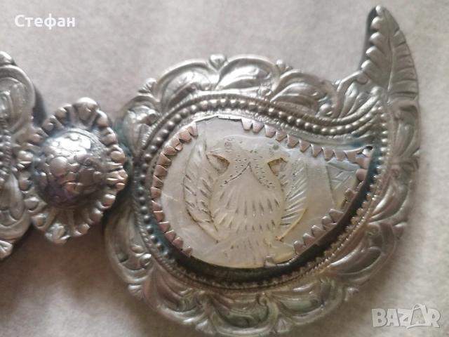 Стари пафти със седеф., снимка 3 - Антикварни и старинни предмети - 53333115