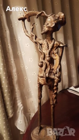 Стара Бронзова скулптура–Франция!, снимка 8 - Антикварни и старинни предмети - 27482237