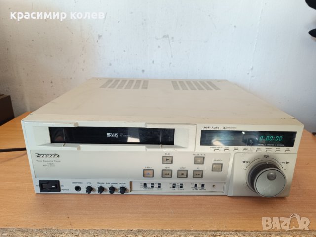 професионален видеорекордер "PANASONIC SVHS AG-7150-E", снимка 2 - Декове - 44032405