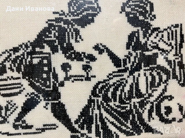 Гоблен ръчна бродерия във викториански стил, снимка 3 - Гоблени - 51239403