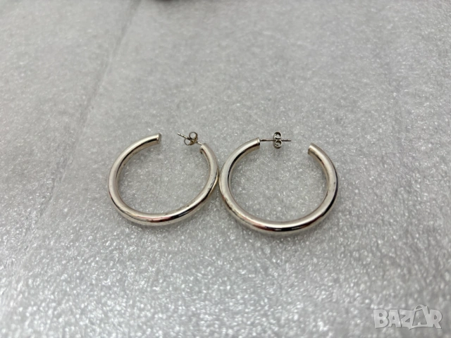 Сребърни Обеци (проба 925)-6,38 грама, снимка 3 - Обеци - 53518788