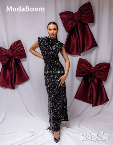 Дълга дамска стилна рокля , снимка 2 - Рокли - 48267692