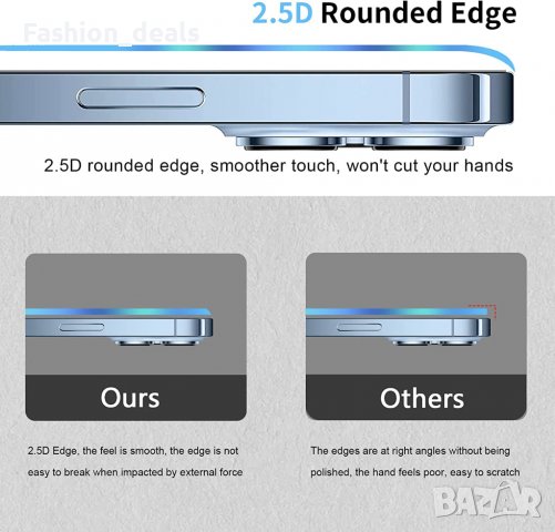 Нови 3 броя стъклен протектор за екран телефон iPhone 14 Pro 6.1 инча Защита, снимка 4 - Стъкла за телефони - 38083618