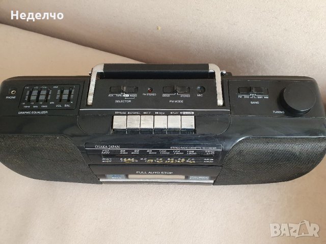 Японски касетофон OSAKA JAPAN , снимка 3 - Радиокасетофони, транзистори - 33676801