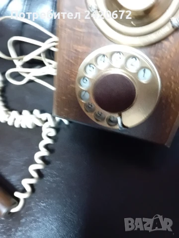 сто годишен ретро телефон, снимка 3 - Антикварни и старинни предмети - 51252411