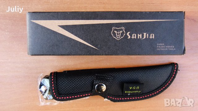 Малък нож с фиксирано острие - Sanjia K-612A , снимка 4 - Ножове - 20407941