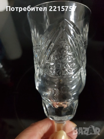 Чаши за шампанско 3бр.+1бр кристална., снимка 4 - Чаши - 51321441