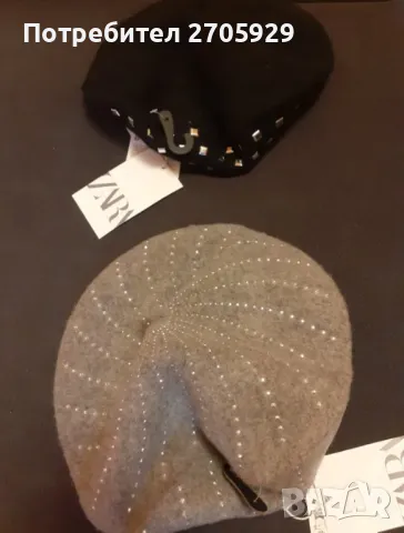 Нови Zara вълнени барети, 56 см., снимка 8 - Шапки, шалове и ръкавици - 50229296