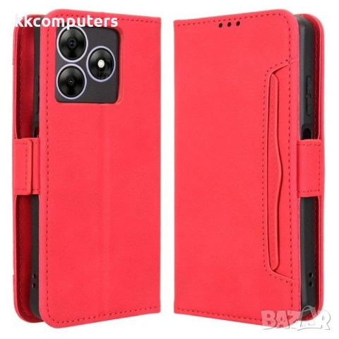 Blackview Wave 8 / Wave 8C / Oscal Flat 2 Magnetic Wallet2 Кожен Калъф и Протектор, снимка 3 - Калъфи, кейсове - 53234448