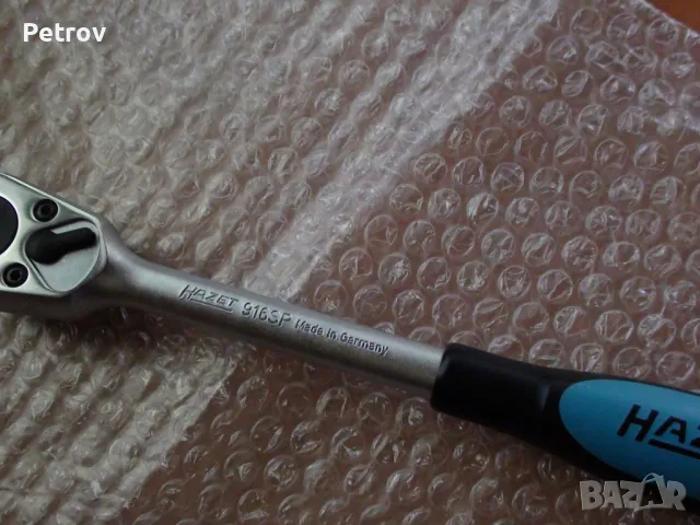 HAZET 916 SP - MADE IN GERMANY - 1/2" ЧИСТО НОВА Profi Тресчотка !! Немско Индустриално Качество !!!, снимка 11 - Гедорета - 48313407