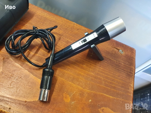 Dynamisches Mikrofon DM-85 С оригинално калъфче. В отлично техническо и визуално състояние., снимка 2 - Микрофони - 52010015