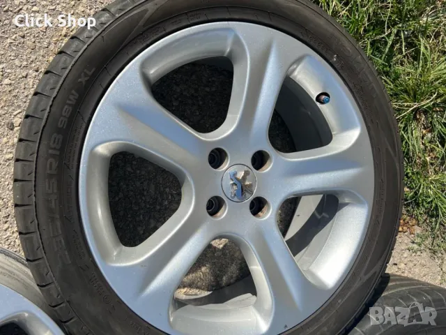 Пежо Ситроен Джанти Лети 4х108 18 цола, снимка 5 - Гуми и джанти - 47441928