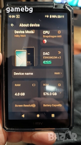 Hiby R6 Gen 3 Hi res плеър, снимка 13 - MP3 и MP4 плеъри - 52517151