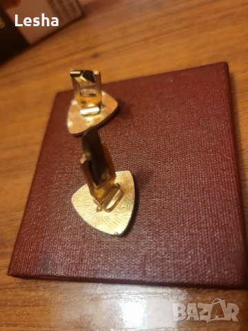 Позлатени ръкавели , снимка 3 - Антикварни и старинни предмети - 43555061