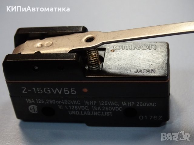 Краен изключвател OMRON Z15GW55 15A, 250V AC limit switch, снимка 7 - Резервни части за машини - 38282827