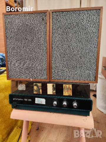 Грамофон ГЕС 321 с тонколони! Респром , снимка 4 - Грамофони - 52486796