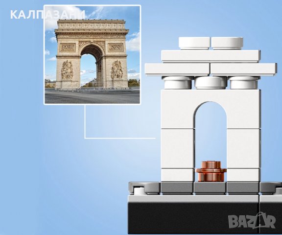 LEGO® Architecture 21044 - Париж, снимка 5 - Конструктори - 38519446