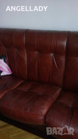 Продавам кожена гарнитура, снимка 6 - Други стоки за дома - 28909417