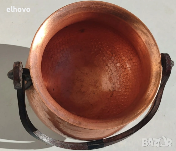 Медно бакърче, снимка 2 - Антикварни и старинни предмети - 26002661