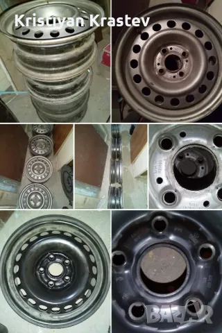Оригинални стоманени джанти BMW,VW,14",15"!, снимка 1