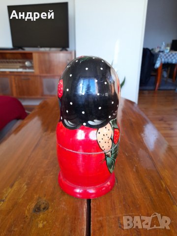 Стара Матрьошка #9, снимка 4 - Антикварни и старинни предмети - 34697414