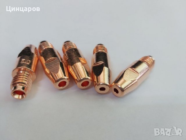 Контактна,токова дюза телоподаващ МИГ-МАГ,М8x30 за тел 2 или 3мм., снимка 2 - Други машини и части - 36589413