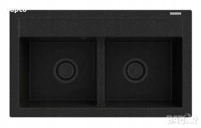 Гранитна мивка с 2 корита Granitan Duet 75см, снимка 10 - Мивки - 47597823