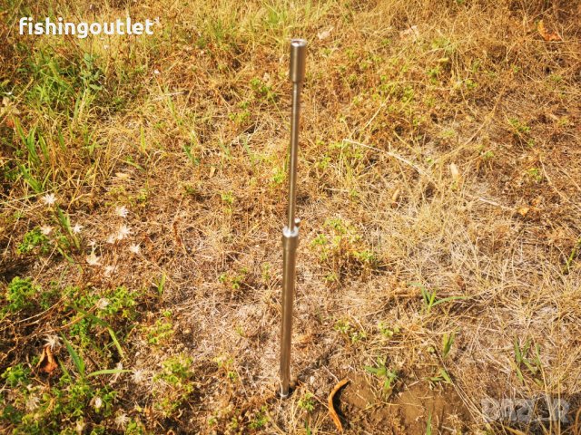 Неръждаемо колче за живарник и аларма Extra Carp с три накрайника, снимка 2 - Такъми - 37637969