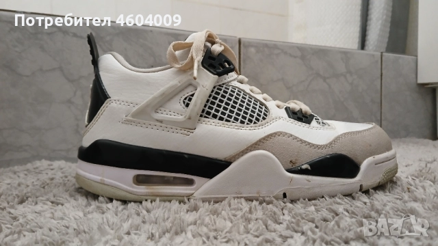 Jordan 4 Military Black, снимка 2 - Маратонки - 52497162