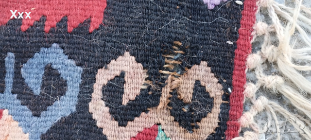 Ръчно тъкан Чипровски вълнен килим.Антика за ценители., снимка 11 - Килими - 44912501