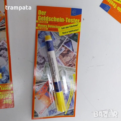 НАЙ ДОБРАТА ОФЕРТА Маркер / Тестер за проверка на фалшиви евро банкноти , снимка 2 - Други стоки за дома - 52637694