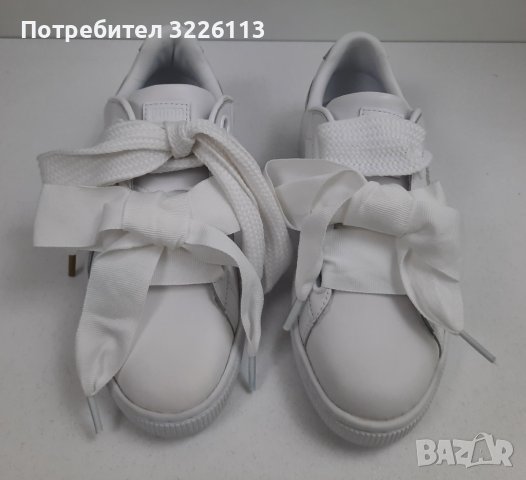 Дамски маратонки Puma Basket HeartExp, размер - 38 /UK 5/ стелка 24 см.. , снимка 3 - Маратонки - 37308286