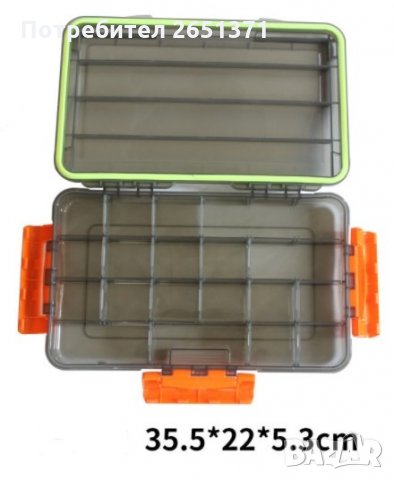 Кутия за аксесоари, непромокаема, снимка 3 - Такъми - 34726550