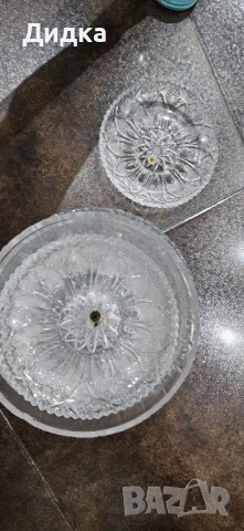 Стъклени/кристални чинии, снимка 7 - Чинии - 52181509