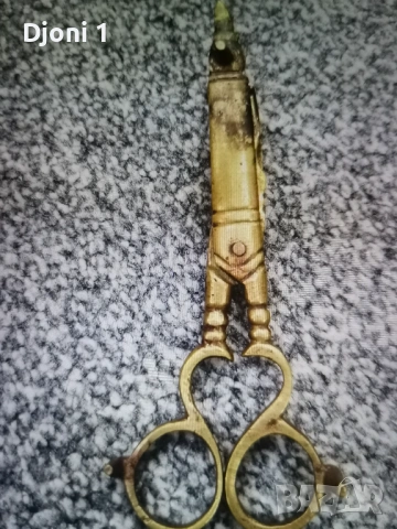 Антични ножици за подрязване на свещи, снимка 6 - Антикварни и старинни предмети - 53173210