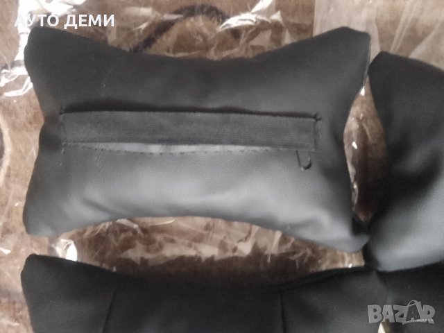ТОП  2 бр.+подарък Високо качество черни кожени възглавници с бродиран надпис емблема на автомобил , снимка 12 - Аксесоари и консумативи - 38336469