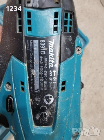 винтоверт MAKITA  8391D 18V зарядно DC1804 и 2 батерии, снимка 3 - Винтоверти - 43725968