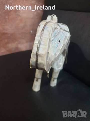 Статуетка слон - седеф , снимка 9 - Антикварни и старинни предмети - 37292819